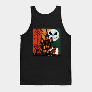 Happy Halloween Grim Reaper Tank Top